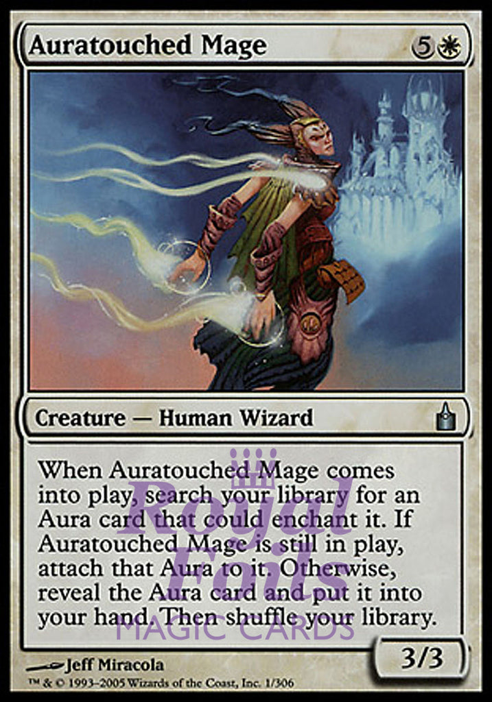 Auratouched Mage x1 FOIL RAV MTG Ravnica Uncommon MINT white Auratouched Mage x1 FOIL RAV MTG Ravnica Uncommon MINT white