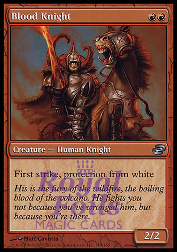 Blood Knight 1x FOIL PLC MTG Planar Chaos Uncommon NM red Blood Knight 1x FOIL PLC MTG Planar Chaos Uncommon NM red