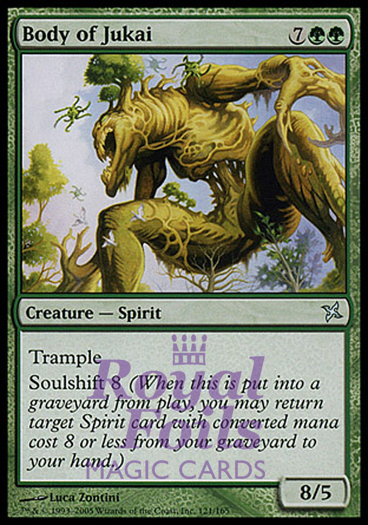Body of Jukai 3x FOIL BOK MTG Betrayers Kamigawa Uncommon MINT green Body of Jukai 3x FOIL BOK MTG Betrayers Kamigawa Uncommon MINT green