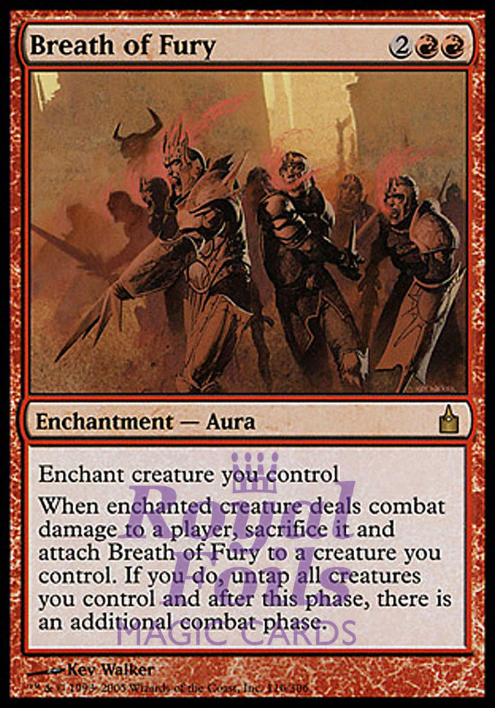 Breath of Fury 1x FOIL RAV MTG Ravnica Rare MINT red Breath of Fury 1x FOIL RAV MTG Ravnica Rare MINT red