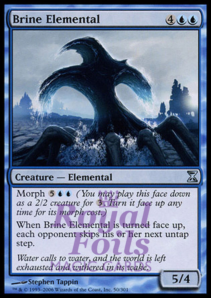 Brine Elemental 1x FOIL TSP MTG Time Spiral Uncommon MINT blue Brine Elemental 1x FOIL TSP MTG Time Spiral Uncommon MINT blue
