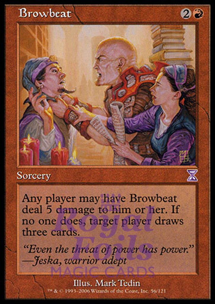 Browbeat 1x FOIL TSS MTG Time Spiral Timeshifted MINT red Browbeat 1x FOIL TSS MTG Time Spiral Timeshifted MINT red