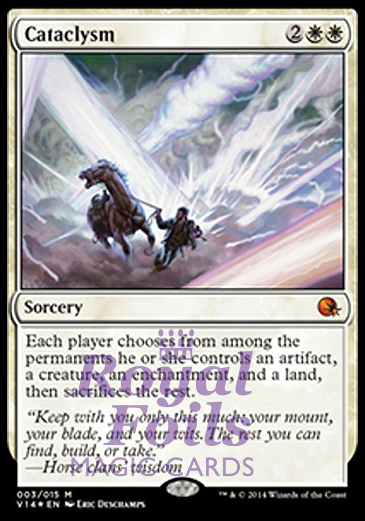 Cataclysm 1x FOIL MTG FTV From the Vault Annihilation MINT white Cataclysm 1x FOIL MTG FTV From the Vault Annihilation MINT white
