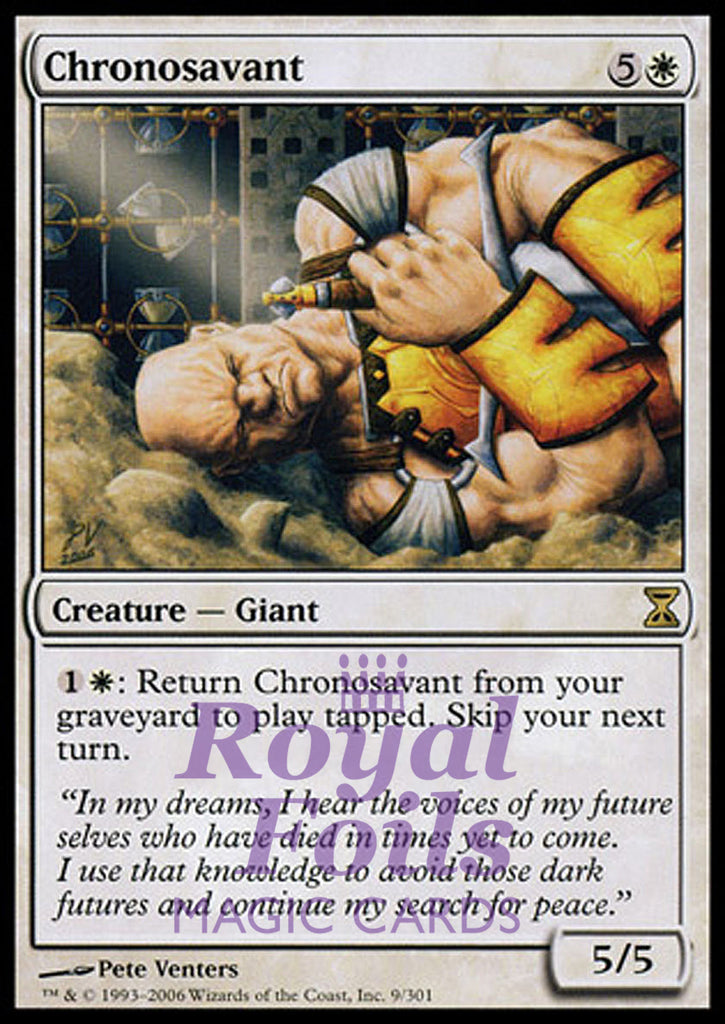 Chronosavant 1x FOIL TSP MTG Time Spiral Rare MINT white Chronosavant 1x FOIL TSP MTG Time Spiral Rare MINT white