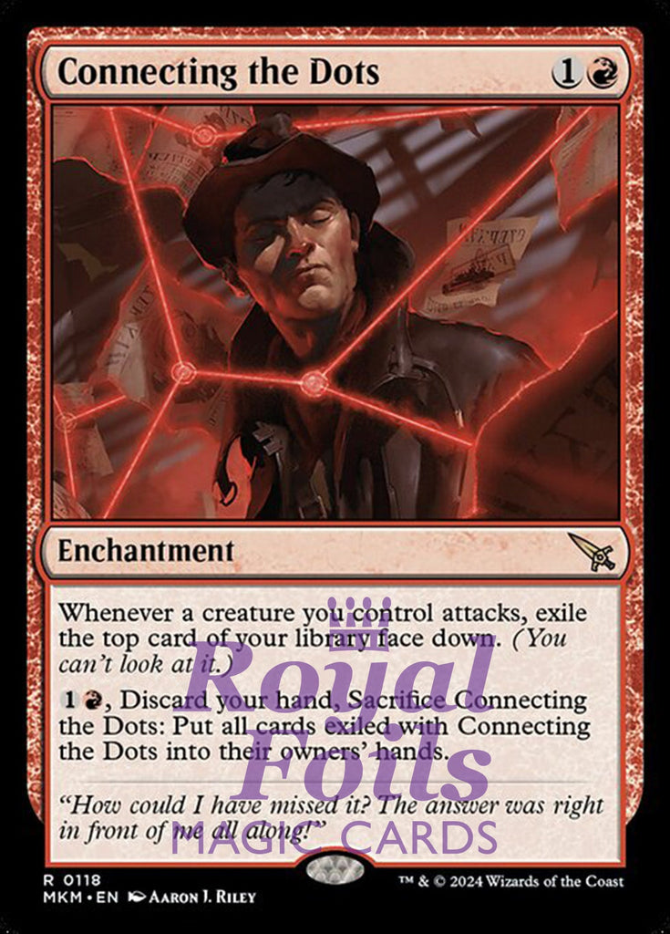 Connecting the Dots 2x FOIL MTG Murders at Karlov Manor MKM Rare MINT red Connecting the Dots 2x FOIL MTG Murders at Karlov Manor MKM Rare MINT red