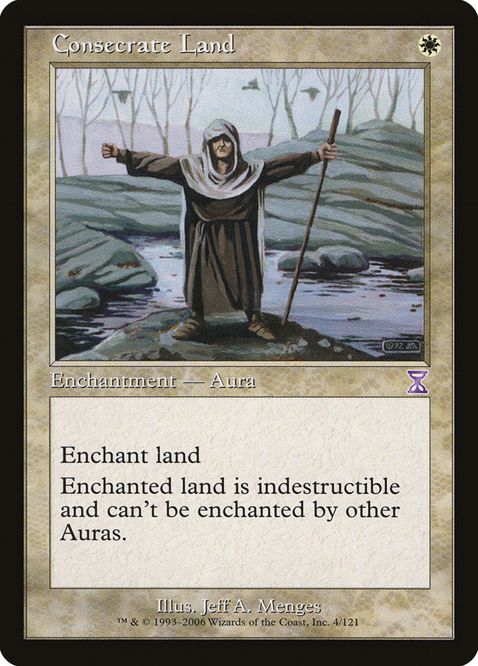 Consecrate Land 1x FOIL TSS MTG Time Spiral Timeshifted NM white Consecrate Land 1x FOIL TSS MTG Time Spiral Timeshifted NM white