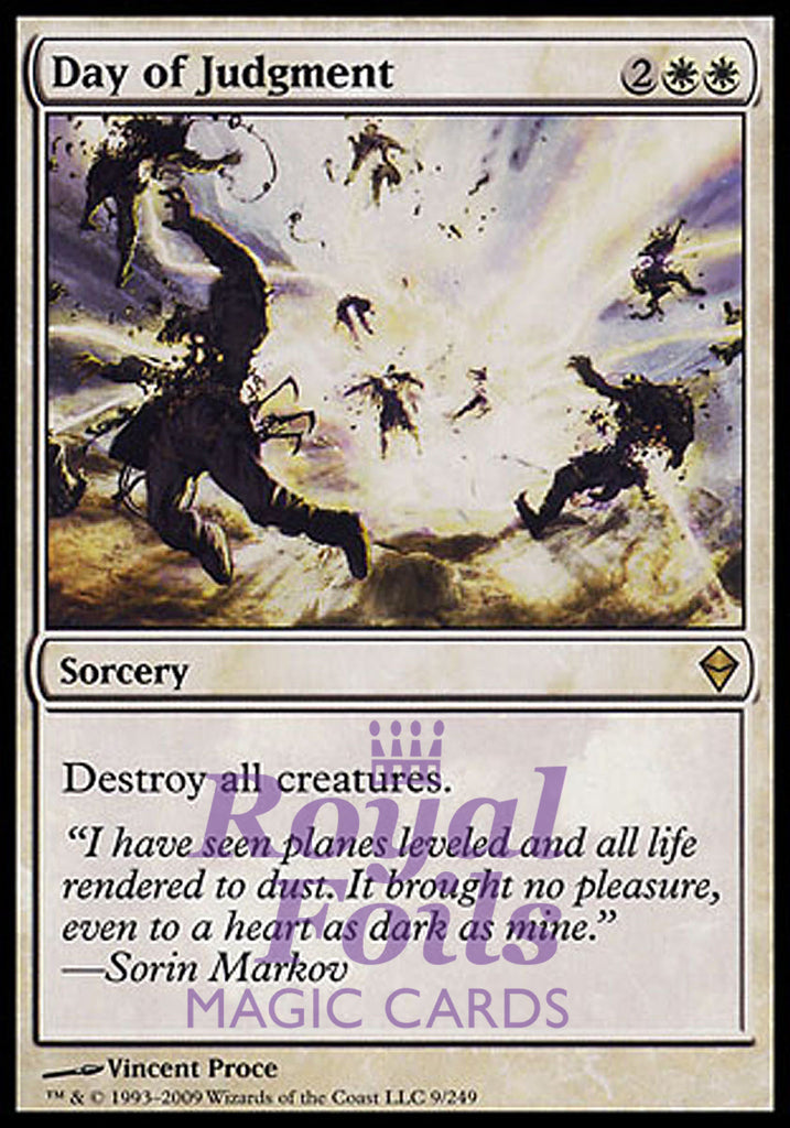 Day of Judgment 1x FOIL ZEN MTG Zendikar Rare MINT white Day of Judgment 1x FOIL ZEN MTG Zendikar Rare MINT white