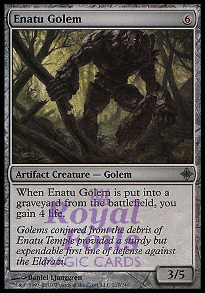 Enatu Golem 2x FOIL ROE MTG Rise of Eldrazi Uncommon 1 MINT + 3 NM artifact Enatu Golem 2x FOIL ROE MTG Rise of Eldrazi Uncommon 1 MINT + 3 NM artifact