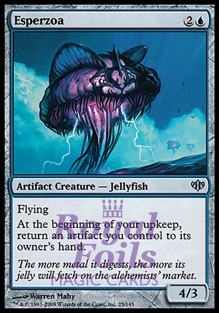 Esperzoa 3x FOIL CON MTG Conflux Uncommon MINT blue artifact Esperzoa 3x FOIL CON MTG Conflux Uncommon MINT blue artifact