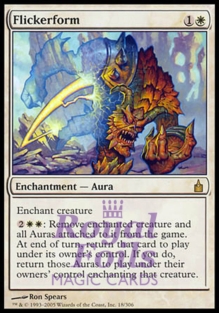 Flickerform 1x FOIL RAV MTG Ravnica Rare MINT white Flickerform 1x FOIL RAV MTG Ravnica Rare MINT white