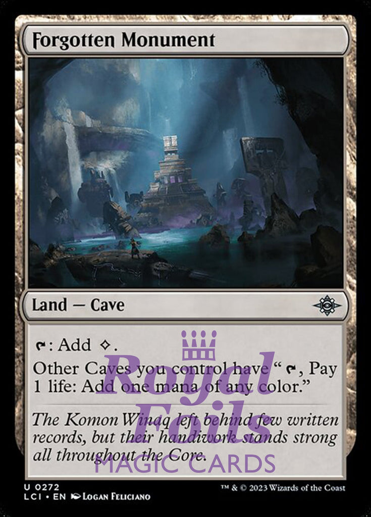 Forgotten Monument 4x FOIL Lost Caverns of Ixalan MTG LCI Uncommon MINT artifact Forgotten Monument 4x FOIL Lost Caverns of Ixalan MTG LCI Uncommon MINT artifact