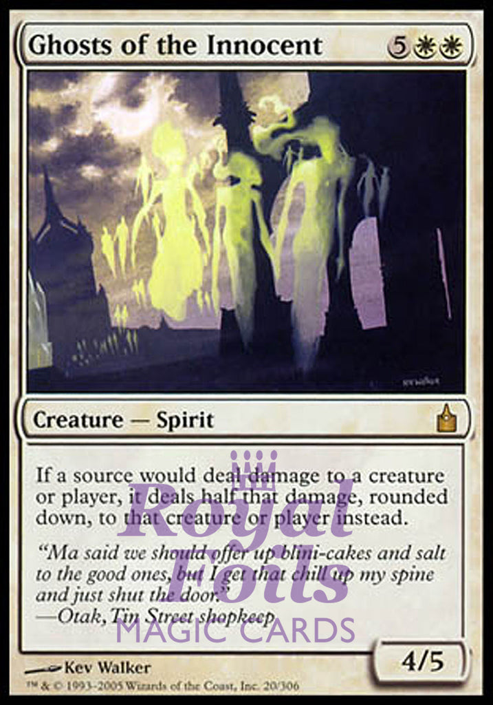Ghosts of the Innocent 1x FOIL RAV MTG Ravnica Rare MINT white Ghosts of the Innocent 1x FOIL RAV MTG Ravnica Rare MINT white