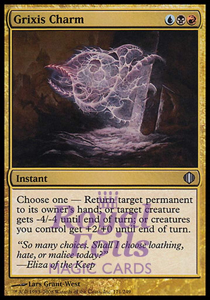 Grixis Charm 1x FOIL ALA MTG Shards of Alara Uncommon MINT blue black red Grixis Charm 1x FOIL ALA MTG Shards of Alara Uncommon MINT blue black red