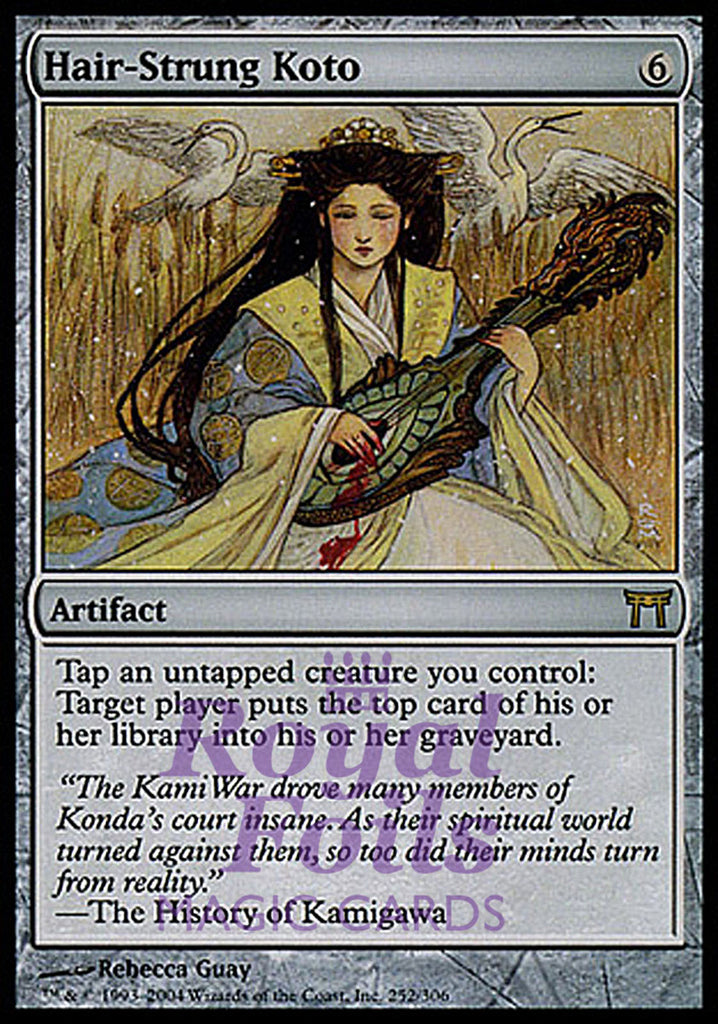Hair-Strung Koto 1x FOIL CHK MTG Champions Kamigawa Rare MINT artifact Hair-Strung Koto 1x FOIL CHK MTG Champions Kamigawa Rare MINT artifact