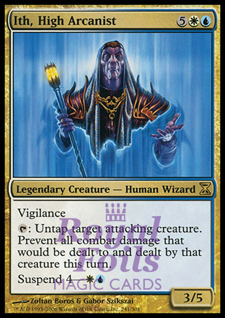 Ith, High Arcanist 1x FOIL TSP MTG Time Spiral Rare MINT white blue Ith, High Arcanist 1x FOIL TSP MTG Time Spiral Rare MINT white blue