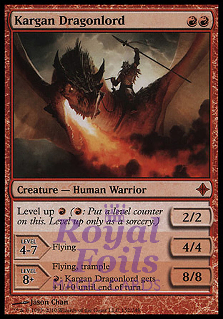 Kargan Dragonlord 1x FOIL ROE MTG Rise of Eldrazi Mythic MINT red Kargan Dragonlord 1x FOIL ROE MTG Rise of Eldrazi Mythic MINT red