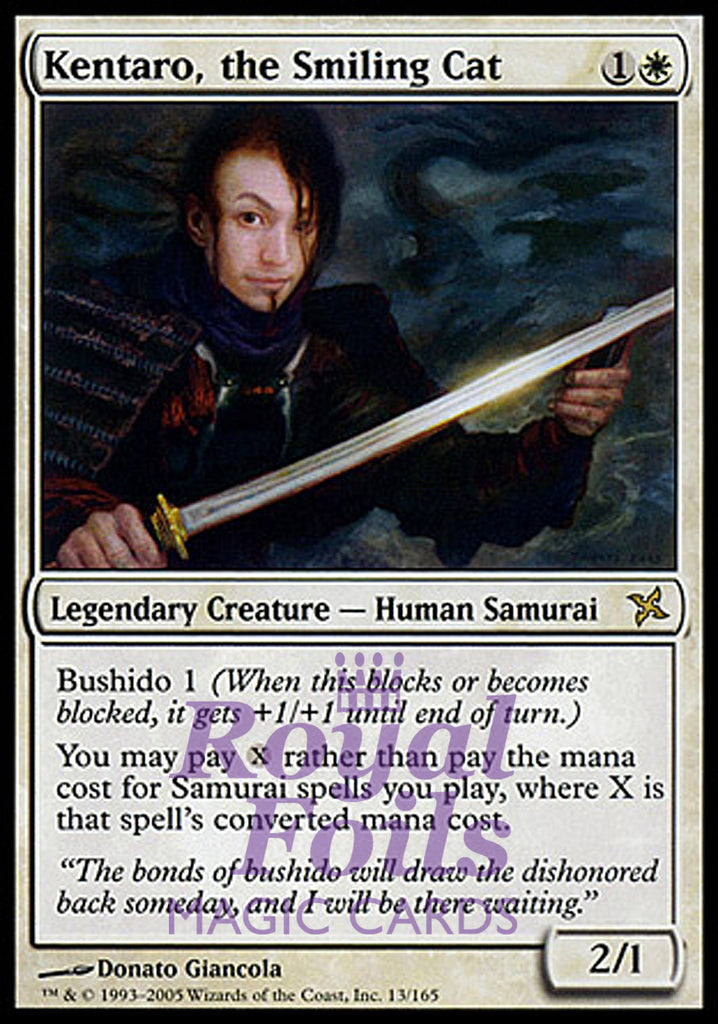 Kentaro the Smiling Cat 1x FOIL BOK MTG Betrayers Kamigawa Rare MINT white Kentaro the Smiling Cat 1x FOIL BOK MTG Betrayers Kamigawa Rare MINT white