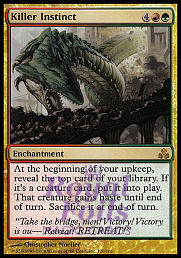 Killer Instinct 1x FOIL GPT MTG Guildpact Rare MINT red green Killer Instinct 1x FOIL GPT MTG Guildpact Rare MINT red green