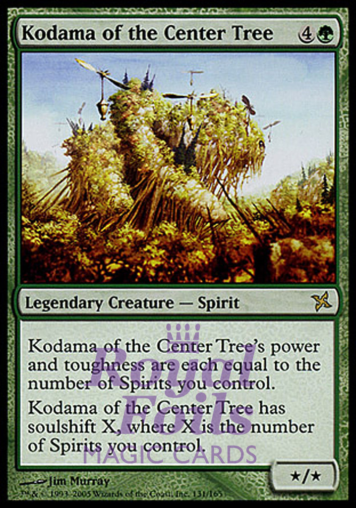 Kodama of the Center Tree 1x FOIL BOK MTG Betrayers Kamigawa Rare MINT green Kodama of the Center Tree 1x FOIL BOK MTG Betrayers Kamigawa Rare MINT green