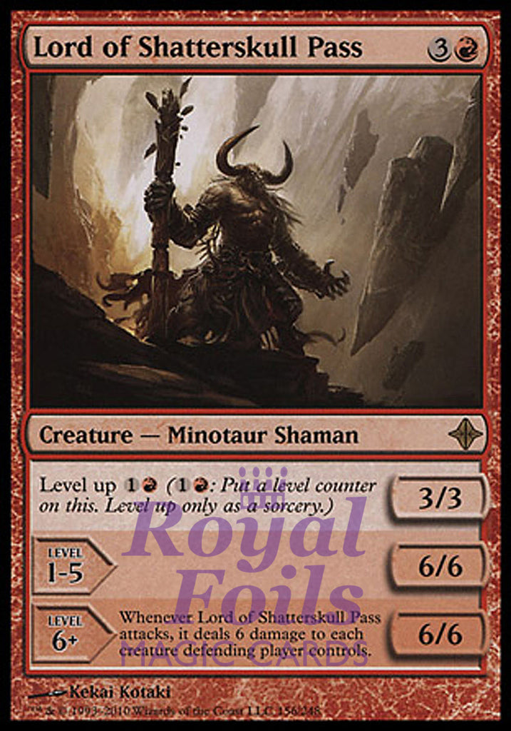 Lord of Shatterskull Pass 1x FOIL ROE MTG Rise of Eldrazi Rare MINT red Lord of Shatterskull Pass 1x FOIL ROE MTG Rise of Eldrazi Rare MINT red