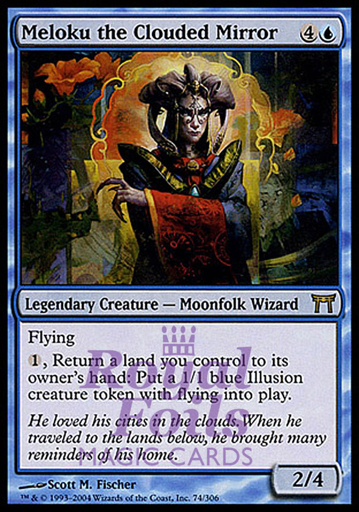 Meloku the Clouded Mirror 1x FOIL CHK MTG Champions Kamigawa Rare MINT blue Meloku the Clouded Mirror 1x FOIL CHK MTG Champions Kamigawa Rare MINT blue