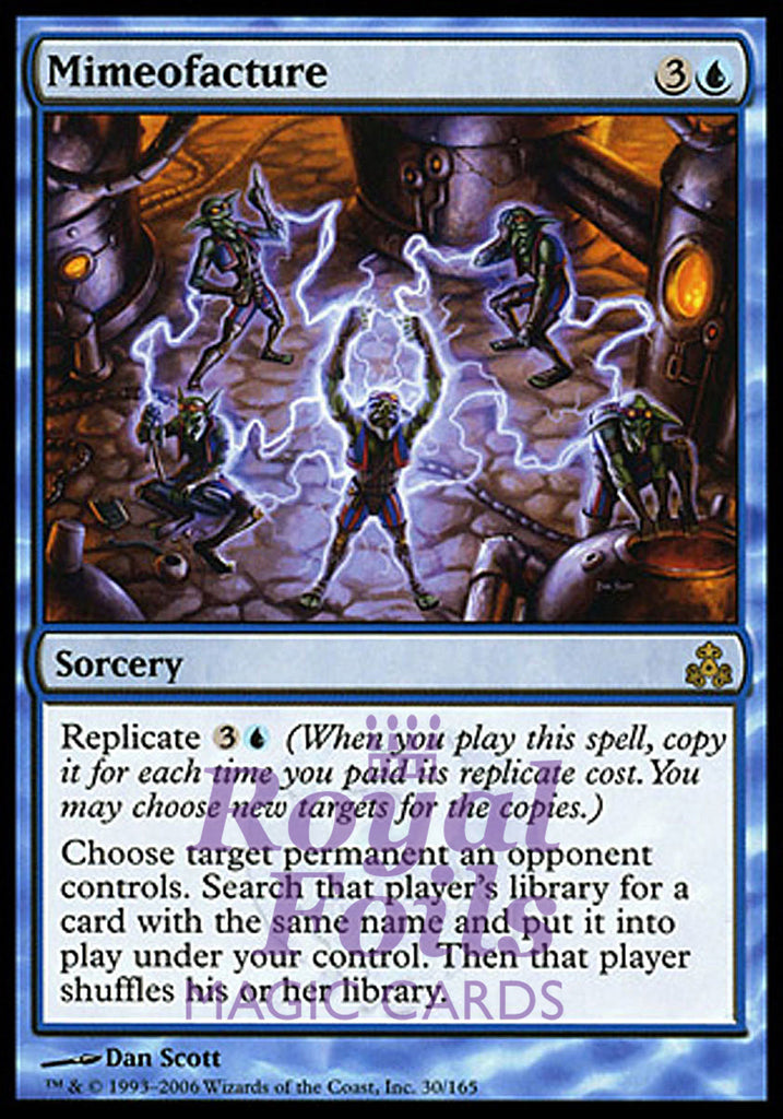 Mimeofacture 1x FOIL GPT MTG Guildpact Rare MINT blue Mimeofacture 1x FOIL GPT MTG Guildpact Rare MINT blue