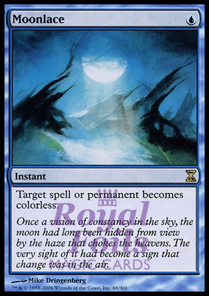 Moonlace 1x FOIL TSP MTG Time Spiral Rare MINT blue Moonlace 1x FOIL TSP MTG Time Spiral Rare MINT blue
