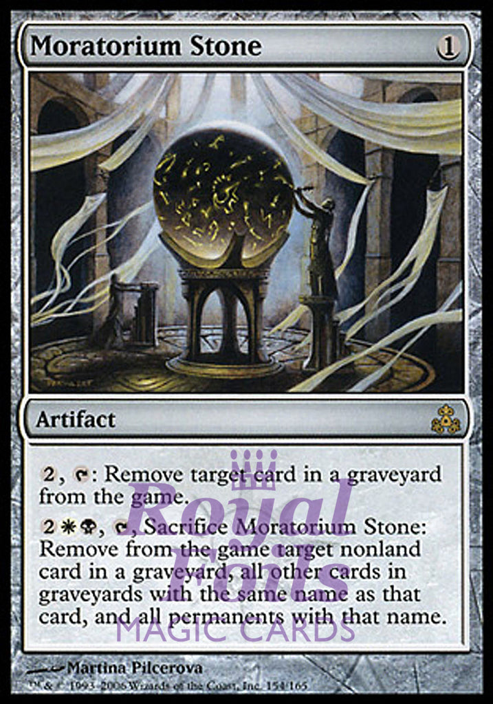 Moratorium Stone 2x FOIL GPT MTG Guildpact Rare MINT white black artifact Moratorium Stone 2x FOIL GPT MTG Guildpact Rare MINT white black artifact