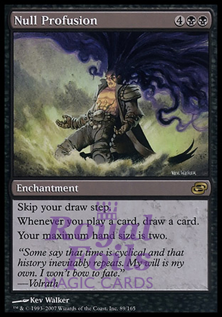 Null Profusion 1x FOIL PLC MTG Planar Chaos Rare NM black Null Profusion 1x FOIL PLC MTG Planar Chaos Rare NM black