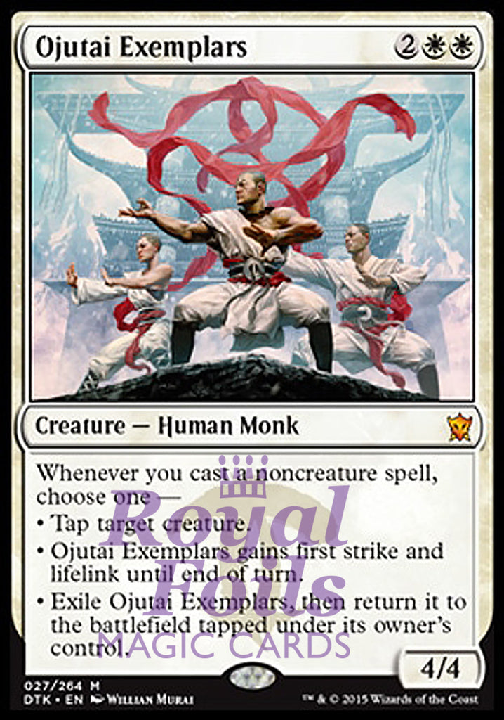 Ojutai Exemplars 1x FOIL DTK MTG Dragons of Tarkir Mythic MINT white Ojutai Exemplars 1x FOIL DTK MTG Dragons of Tarkir Mythic MINT white