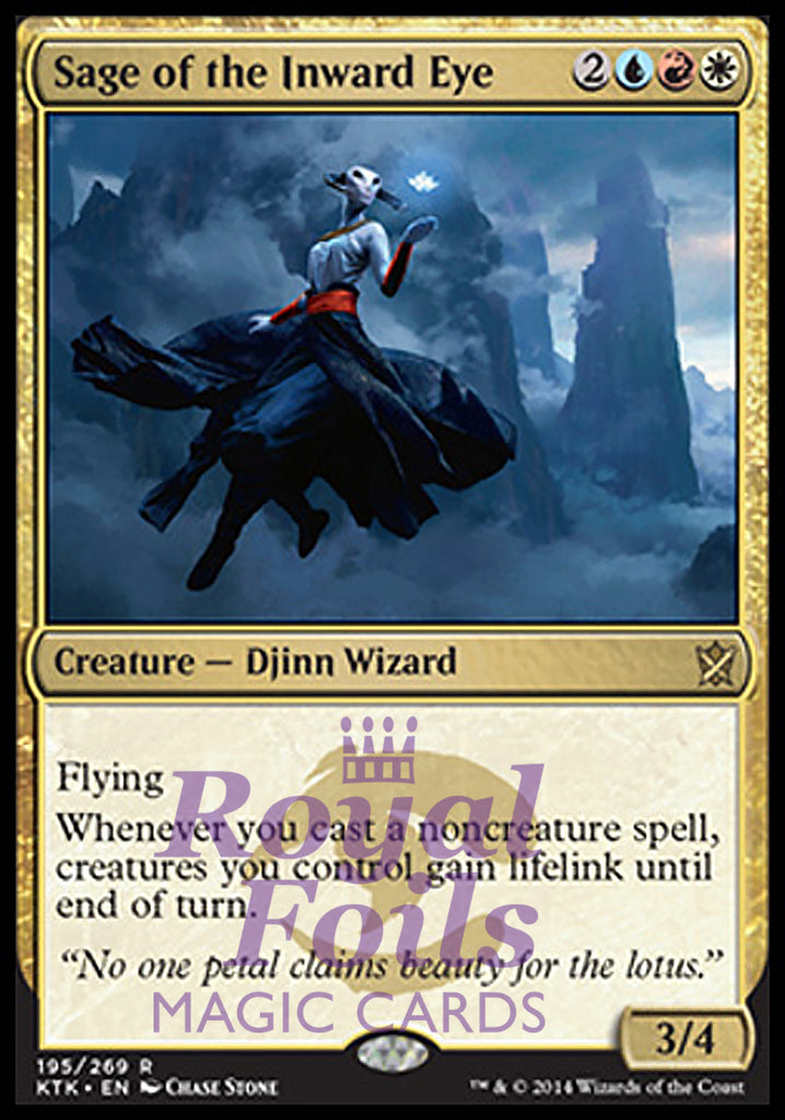 Sage of the Inward Eye 2x FOIL MTG KTK Khans of Tarkir Rare MINT blue red white Sage of the Inward Eye 2x FOIL MTG KTK Khans of Tarkir Rare MINT blue red white