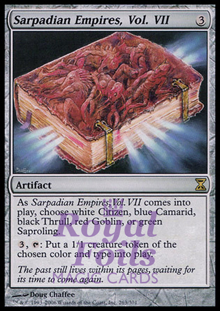 Sarpadian Empires, Vol. VII 1x FOIL TSP MTG Time Spiral Rare NM artifact Sarpadian Empires, Vol. VII 1x FOIL TSP MTG Time Spiral Rare NM artifact