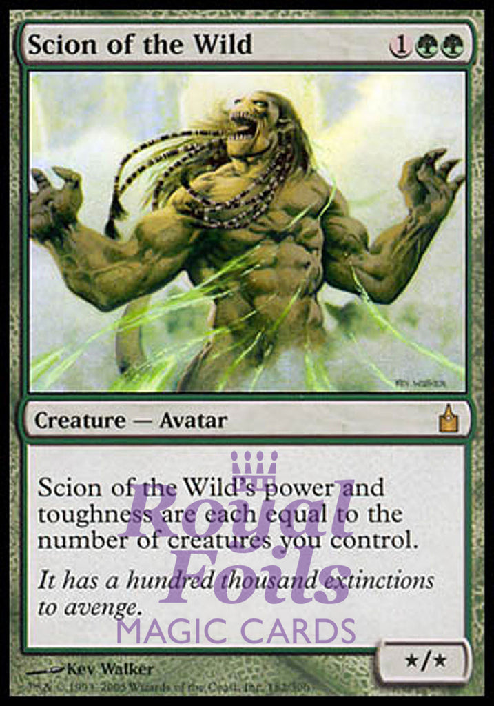 Scion of the Wild 1x FOIL RAV MTG Ravnica Rare MINT green Scion of the Wild 1x FOIL RAV MTG Ravnica Rare MINT green