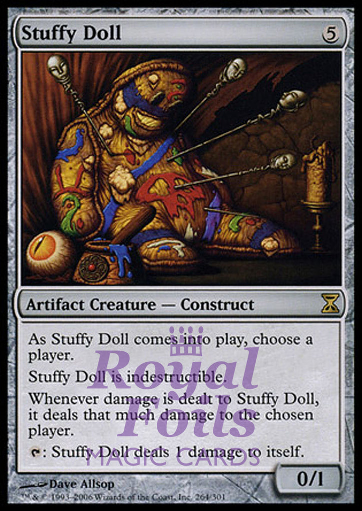 Stuffy Doll 1x FOIL TSP MTG Time Spiral Rare VF+ artifact Stuffy Doll 1x FOIL TSP MTG Time Spiral Rare VF+ artifact