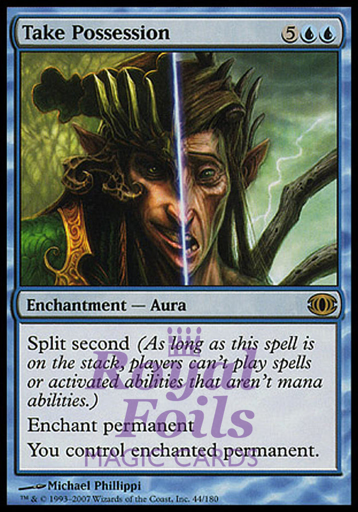Take Possession 1x FOIL FUT MTG Future Sight Rare MINT blue Take Possession 1x FOIL FUT MTG Future Sight Rare MINT blue