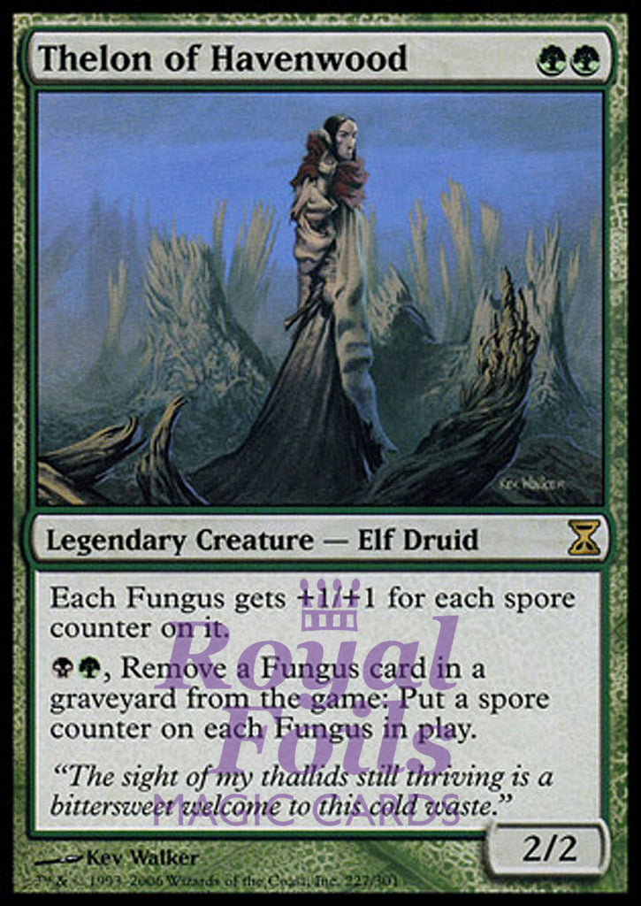 Thelon of Havenwood 1x FOIL TSP MTG Time Spiral Rare MINT green Thelon of Havenwood 1x FOIL TSP MTG Time Spiral Rare MINT green