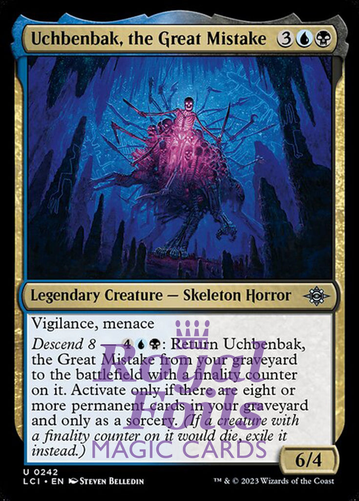 Uchbenbak, the Great Mistake 3x FOIL Lost Caverns of vMTG LCI Uncommon MINT blue black Uchbenbak, the Great Mistake 3x FOIL Lost Caverns of vMTG LCI Uncommon MINT blue black