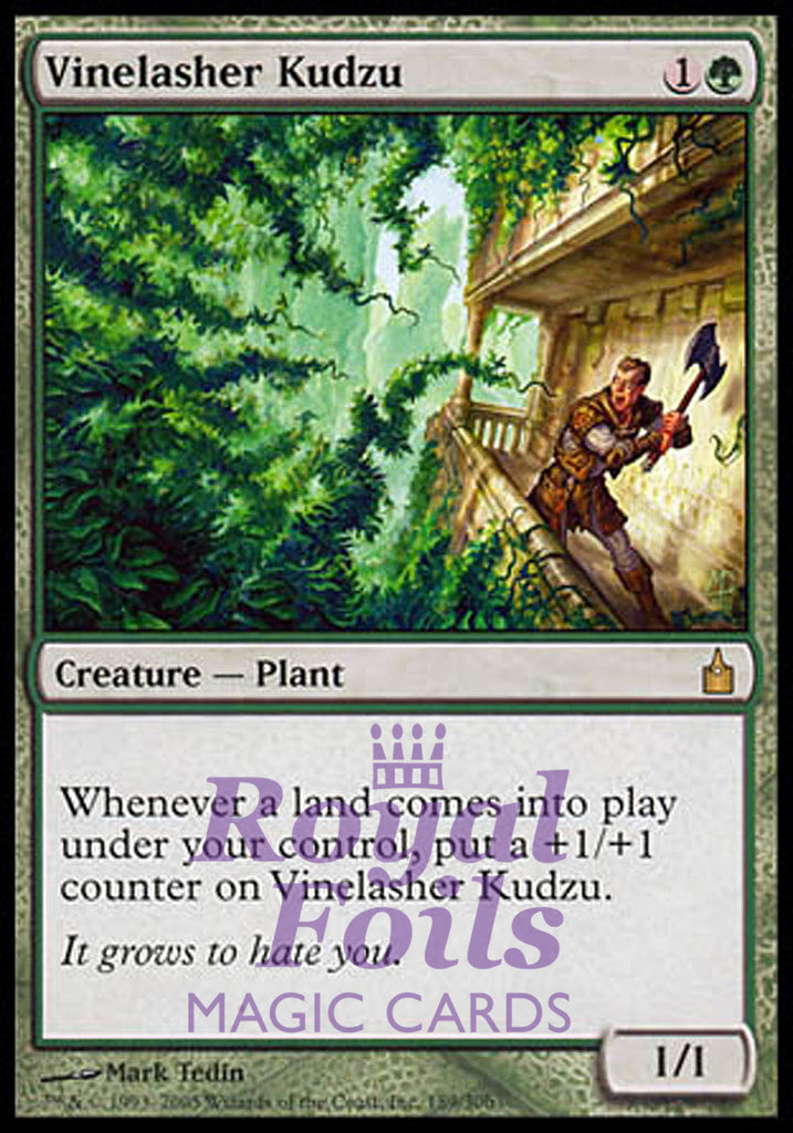 Vinelasher Kudzu 1x FOIL RAV MTG Ravnica Rare MINT green Vinelasher Kudzu 1x FOIL RAV MTG Ravnica Rare MINT green