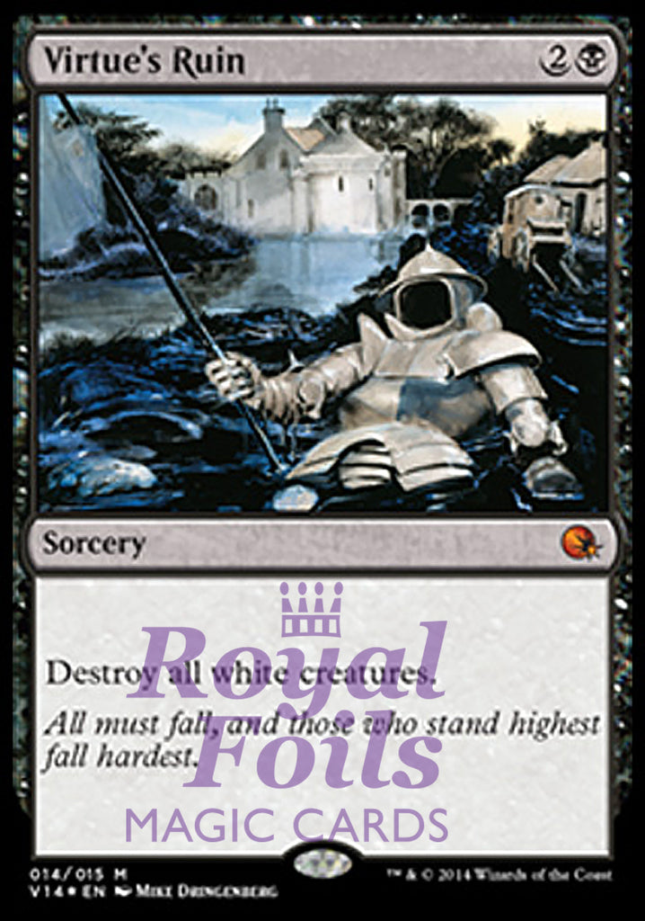 Virtue's Ruin 1x FOIL MTG FTV From the Vault Annihilation MINT black Virtue's Ruin 1x FOIL MTG FTV From the Vault Annihilation MINT black