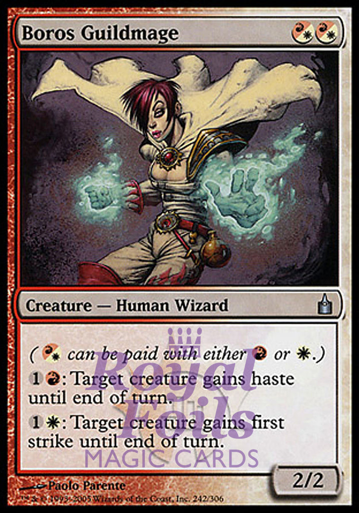 Boros Guildmage 1x FOIL MTG RAV Ravnica Uncommon MINT red white Boros Guildmage 1x FOIL MTG RAV Ravnica Uncommon MINT red white