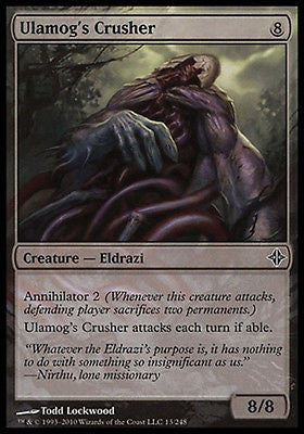 Ulamog's Crusher 1x FOIL ROE MTG Rise of Eldrazi Common MINT white Ulamog's Crusher 1x FOIL ROE MTG Rise of Eldrazi Common MINT white