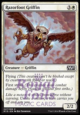 **4x FOIL Razorfoot Griffin** MTG M15 Core Set Common MINT white **4x FOIL Razorfoot Griffin** MTG M15 Core Set Common MINT white
