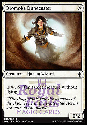 **4x FOIL Dromoka Dunecaster* DTK MTG Dragons of Tarkir Common MINT white **4x FOIL Dromoka Dunecaster* DTK MTG Dragons of Tarkir Common MINT white