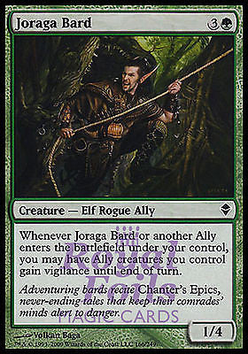 **4x FOIL Joraga Bard** ZEN MTG Zendikar Common MINT green **4x FOIL Joraga Bard** ZEN MTG Zendikar Common MINT green