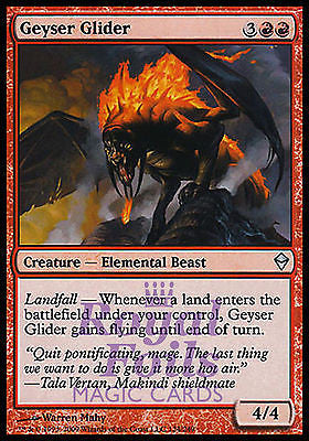 **4x FOIL Geyser Glider** ZEN MTG Zendikar Uncommon MINT red **4x FOIL Geyser Glider** ZEN MTG Zendikar Uncommon MINT red