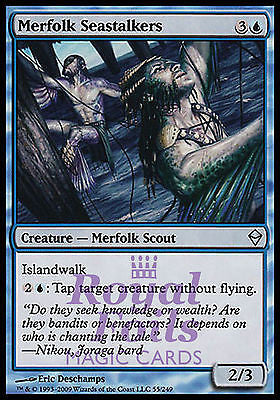 **3x FOIL Merfolk Seastalkers* ZEN MTG Zendikar Uncommon MINT blue **3x FOIL Merfolk Seastalkers* ZEN MTG Zendikar Uncommon MINT blue