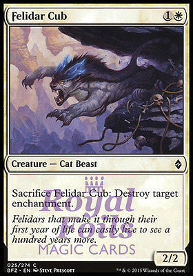 **4x FOIL Felidar Cub** BFZ MTG Battle for Zendikar Common NM white **4x FOIL Felidar Cub** BFZ MTG Battle for Zendikar Common NM white
