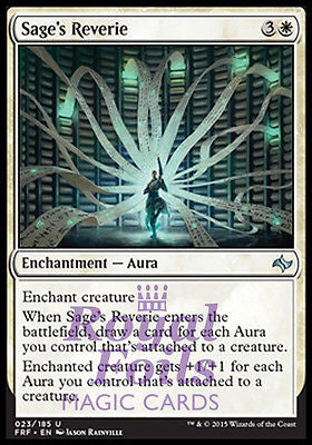 Sage's Reverie 1x FOIL FRF MTG Fate Reforged Uncommon MINT white Sage's Reverie 1x FOIL FRF MTG Fate Reforged Uncommon MINT white