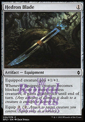 **4x FOIL Hedron Blade* BFZ MTG Battle for Zendikar Common NM artifact **4x FOIL Hedron Blade* BFZ MTG Battle for Zendikar Common NM artifact