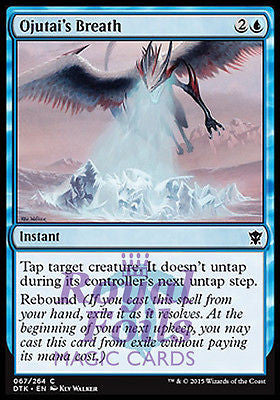**4x FOIL Ojutai's Breath** DTK MTG Dragons of Tarkir Common MINT blue **4x FOIL Ojutai's Breath** DTK MTG Dragons of Tarkir Common MINT blue